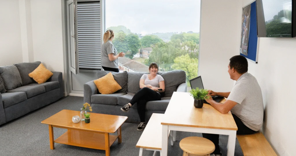 Student accommodation - communal room